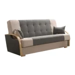 Kavč TATJANA sivo blago/beige blago . Kavč TATJANA je idealen kos pohištva, da popestri prostor. Je odlična garnitura po odlični ceni. Narejen je iz