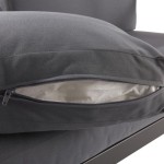 KAVČNA GARNITURA ORIS II ALU/EUC KAVČ2P+2AC+MIZA D.GR/D.SIVA BLAZINA - slika 16