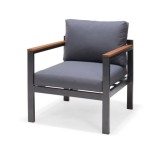 KAVČNA GARNITURA ORIS II ALU/EUC KAVČ3P+2AC+MIZA D.GR/D.SIVA BLAZINA - slika 15