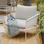 KAVČNA GARNITURA SIGMA 4P JEKLO KD BELA STRUKTURA STEKLENA MIZNA PLOŠČA - slika 12