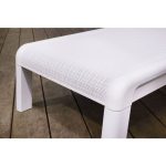 KETER MALLORCA VRTNI LEŽALNIK, BELA BARVA - slika 8