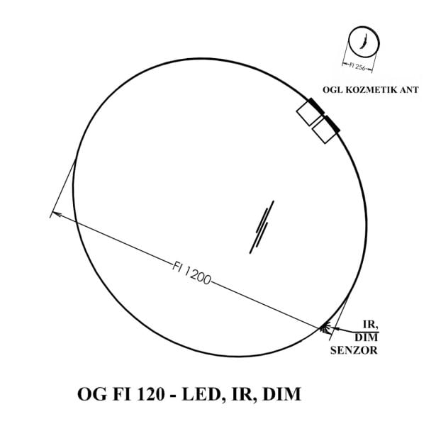 klasicno-ogledalo-kolpa-san-og-fi-120-led-ir-dim-2947387-1 KLASIČNO OGLEDALO KOLPA SAN OG FI 120 LED, IR, DIM - slika 2