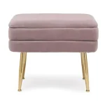 Klop PAVLINA roza . Klop PAVLINA, je elegantna in kakovostna. S svojo obliko in barvo popestri vsak prostor. Narejena je iz MDF-ja. Nogice so narejene iz