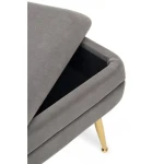 Klop PAVLINA siva . Klop PAVLINA je eleganten kos pohištva, ki popestri vaš prostor. Njen poseben dizajn vas bo navdušil, saj prinese vašemu prostoru