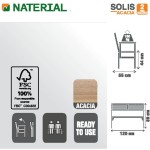 KLOP SOLIS ORIGAMI 2 OS. AKACIJA - slika 12