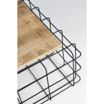 Klub miza TRELLIS pravokotna 110x65 . Klubska miza TRELLIS je posebna, elegantna in inovativna mizica, ki popestri vsak prostor. Dobavljiva je v črno-rjavi