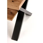 Klubska miza ADRIAN FURNIR . Moderna klubska miza ADRIAN je kvalitetna ter stabilna in primerna za vsako dnevno sobo. Miza je narejena iz furnirja, podnožje