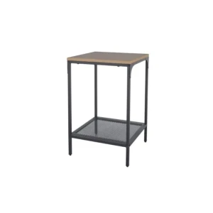 Klubska miza AFRA . Klubska miza AFRA, je eleganten kos pohištva. Zgornji del je narejen iz laminirane plošče. Ogrodje je narejeno iz kovine. S svojo obliko