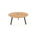 Klubska miza ALFRED . Klubska miza ALFRED je moderna in stabilna, primerna je za vse dnevne sobe. Plošča mize je narejena iz treh manjših plošč, ki so iz