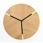 Klubska miza ALFRED . Klubska miza ALFRED je moderna in stabilna, primerna je za vse dnevne sobe. Plošča mize je narejena iz treh manjših plošč, ki so iz