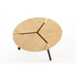 Klubska miza ALFRED . Klubska miza ALFRED je moderna in stabilna, primerna je za vse dnevne sobe. Plošča mize je narejena iz treh manjših plošč, ki so iz