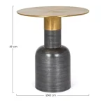 Klubska miza ALOPA s svojim glamuroznim izgledom prinese kanček elegance v vsak prostor, ne glede na to ali je to vaša spalnica, dnena soba, hotel ali