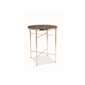 Klubska miza BIBA 2 gold . Moderna klubska mizica BIBA gold 2 je eleganten kos pohištva, ki popestri vaš prostor. Njen poseben dizajn vas bo navdušil, saj