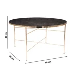 Klubska miza BIBA gold . Moderna klubska miza BIBA gold je eleganten kos pohištva, ki popestri vaš prostor. Njen poseben dizajn vas bo navdušil, saj prinese