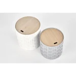 Klubska miza BRIGITA . Set 2 klubskih mizic BRIGITA, je narejen iz MDF. Klubska mizica Brigita je kvalitetna ter stabilna in primerna za vsako dnevno sobo ali