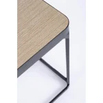 Klubska miza EVERITT 50X30 . Klubska miza EVERITT 50X30 je narejena iz furnira in ima jekleni okvir. Dimenzije: širina: 50cm globina: 30cm višina: 55cm