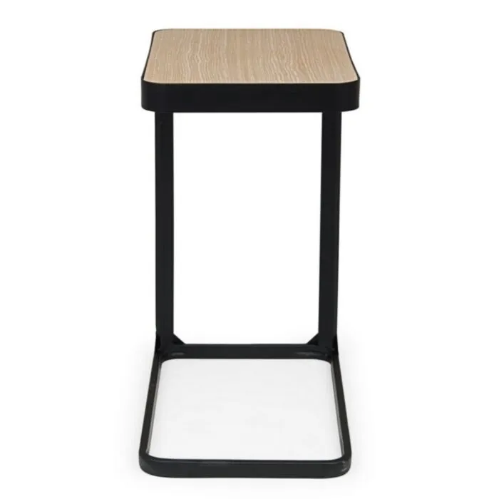 Klubska miza EVERITT 50X30 . Klubska miza EVERITT 50X30 je narejena iz furnira in ima jekleni okvir. Dimenzije: širina: 50cm globina: 30cm višina: 55cm