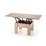 Klubska miza FINN . Klubska miza FINN je zelo kvalitetna in stabilna. Prednost te edinstvene mizice je ta, da se mizica lahko enostavno dvigne in raztegne.