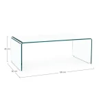 Klubska miza IRIDE je eleganten kos pohištva, ki se odlično poda v vsak prostor. Klubska mizica je narejena iz visokokakovostnega debelega stekla debeline 10