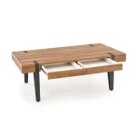 Klubska miza JUŠ . Moderna klubska mizica JUŠ, narejena iz kovine in laminirane mizne plošče. Klubska mizica Juš je kvalitetna ter stabilna in primerna za