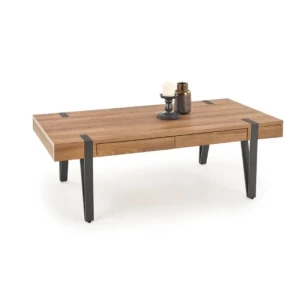 Klubska miza JUŠ . Moderna klubska mizica JUŠ, narejena iz kovine in laminirane mizne plošče. Klubska mizica Juš je kvalitetna ter stabilna in primerna za