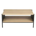 Klubska miza KARLAS . Moderna klubska mizica KARLAS, je zelo kvalitetna in stabilna. Mizna plošča je narejena iz MDF-ja. Podnožje mizne plošče je narejeno