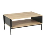 Klubska miza KARLAS . Moderna klubska mizica KARLAS, je zelo kvalitetna in stabilna. Mizna plošča je narejena iz MDF-ja. Podnožje mizne plošče je narejeno