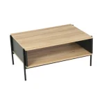 Klubska miza KARLAS . Moderna klubska mizica KARLAS, je zelo kvalitetna in stabilna. Mizna plošča je narejena iz MDF-ja. Podnožje mizne plošče je narejeno