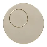 Klubska miza KESAR bež D51 . Klubska miza KESAR je narejena iz kovinske kontrukcije z medeninastim zaključkom. Zgornji del ima emajliran zaključek.