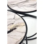 Klubska miza LAJ . Klubska mizica LAJ vas bo navdušila. Narejena je iz kovine in laminirane mizne plošče. Vašemu prostoru bo prinesla eleganco s svojo