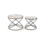 Klubska miza LAJ . Klubska mizica LAJ vas bo navdušila. Narejena je iz kovine in laminirane mizne plošče. Vašemu prostoru bo prinesla eleganco s svojo