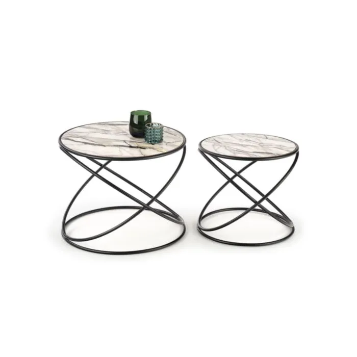 Klubska miza LAJ . Klubska mizica LAJ vas bo navdušila. Narejena je iz kovine in laminirane mizne plošče. Vašemu prostoru bo prinesla eleganco s svojo