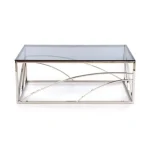 Klubska miza MABO . Klubska mizica MABO vas bo navdušila. Narejena je iz kovine in steklene mizne plošče. Vašemu prostoru bo prinesla eleganco s svojo