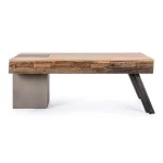 Klubska miza MANCHESTER 118X70 . Klubska miza MANCHESTER 118X70 ima okvir iz lesa in jekla, noge so nastavljive. Dimenzije: širina: 118cm globina: 70cm