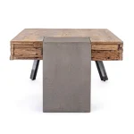 Klubska miza MANCHESTER 118X70 . Klubska miza MANCHESTER 118X70 ima okvir iz lesa in jekla, noge so nastavljive. Dimenzije: širina: 118cm globina: 70cm