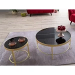 Klubska miza MISTIKA 2 . MISTIKA 2 je kvalitetna in stabilna klubska miza. Je primerna za vsako dnevno sobo. Mizna plošča je narejena iz kaljenega stekla.