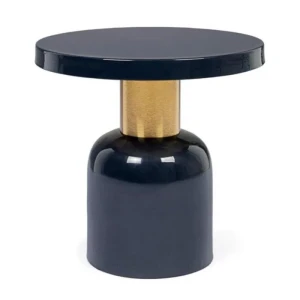 Klubska miza NALIMA D41 modra . Klubska miza NALIMA D41 modra je kakovostna mizica. Kombinacija modre in zlate barve se odlično prilega v vsak prostor.