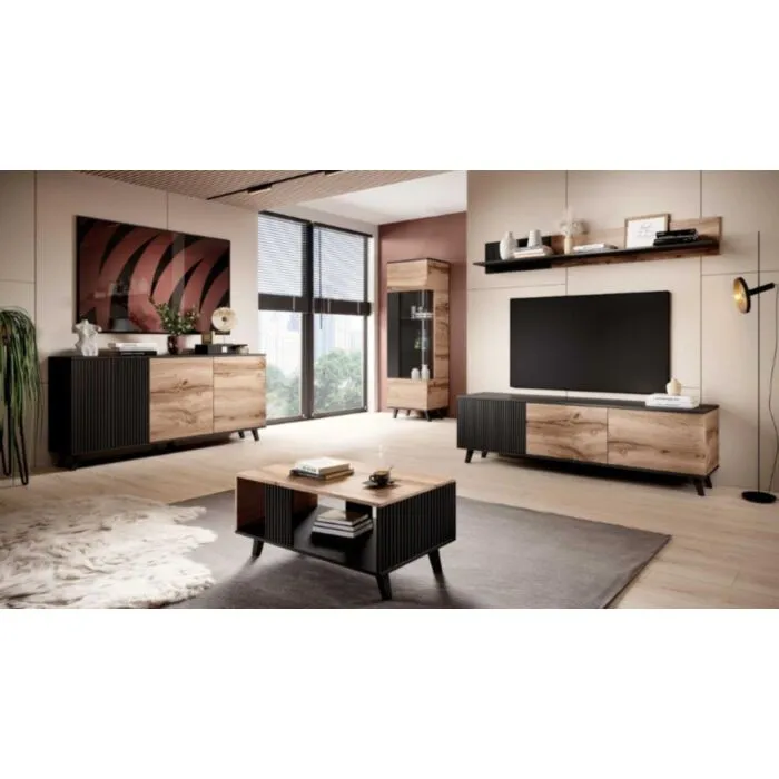 Klubska miza TANGO . Moderna in elegantna klubska mizica TANGO s polico je odličen dodatek za dnevno sobo. Narejena je iz laminirane mizne plošče in