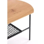 Klubska miza VALA . Moderna klubska mizica VALA, narejena iz kovine, laminirane mizne plošče in ratana. Klubska mizica Vala je kvalitetna ter stabilna in