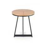 Klubska miza VIKA . Moderna klubska mizica VIKA, narejena iz kovine, MDF mizne plošče in furnirja. Klubska mizica Vika je kvalitetna ter stabilna in primerna