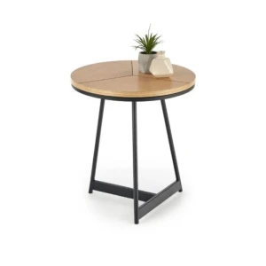 Klubska miza VIKA . Moderna klubska mizica VIKA, narejena iz kovine, MDF mizne plošče in furnirja. Klubska mizica Vika je kvalitetna ter stabilna in primerna