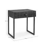 Klubska mizica DORSET 1C . Klubska mizica DORSET 1C s predalom v modernem dizajnu je eleganten kos pohištva, ki se odlično poda v vsak prostor. Celotna