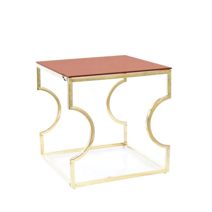 Klubska mizica ENZIB . Moderna klubska mizica ENZIB. Je zelo kvalitetna in stabilna. Mizna plošča je napravljena iz kaljenega stekla. Podnožje mizne