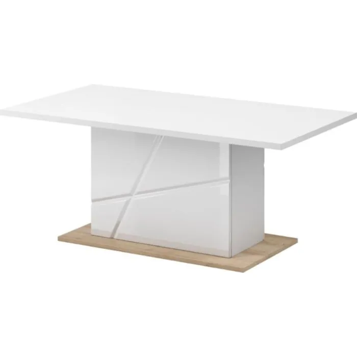 Klubska mizica FURY . Klubska mizica FURY je primerna za vsako dnevno sobo. Ima moderne linije a hkrati eleganten izgled. Dimenzije: - 115 x 51 x 65 cm