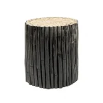 Klubska mizica GUADALUPE črna . Klubska mizica GUADALUPE črna je narejena iz visokokakovostnih tikovih vej. Njen umetniški dizajn se odlično poda v vsak