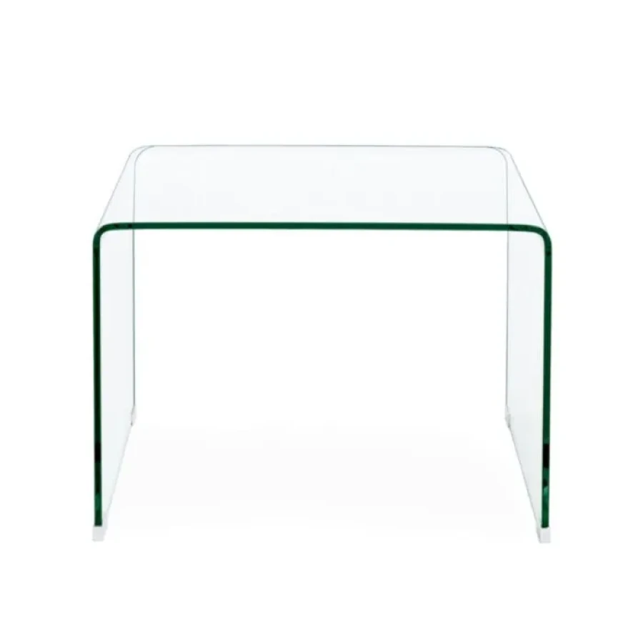 Klubska mizica IRIDE 60x60 . Klubska mizica IRIDE je praktična in elegantna. Narejena je iz stekla debeline 10 mm. Zaradi svoje oblike se prilega v vsak