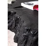 Klubska mizica KEVAL črna 90X90 . Klubska mizica KEVAL črna 90 x 90 je narejena iz lesa in zaključena z pokrovom poliuretanske barve. Ima stabilne kovinske