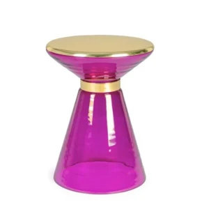 Klubska mizica MERIEL D36 vijola . Klubska mizica MERIEL D36 vijola se odlično poda v vaš prostor in okolico. Mizna plošča je narejena iz kakovostne kovine