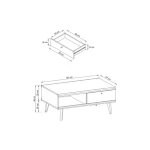 Klubska mizica MORI . Elementi iz zbirke MORI vam omogočajo, da na zelo zanimiv in praktičen način uredite svojo dnevno sobo. Lahko jo kombinirate z