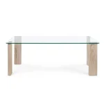 Klubska mizica NEW ARLEY 120x60 natur . Klubska mizica NEW ARLEY 120x60 natur je narejena iz MDF-ja. Nogice so narejene iz MDF-ja z učinkom lesa. Nogice